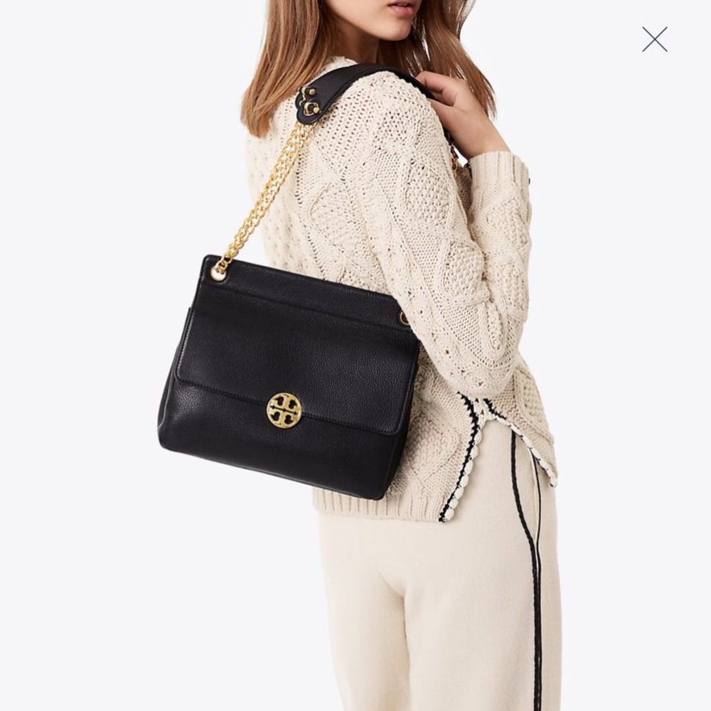 Tory Burch Chelsea Flap Shoulder Bag.
